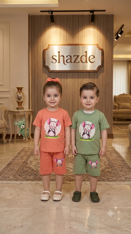 تیشرت شلوارک موش بامزه